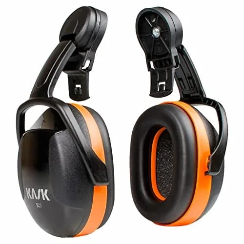 Kask SC3 Orange Ear Defenders | Fits Super Plasma & Zenith Helmets | Protects 27dB thumbnail 1