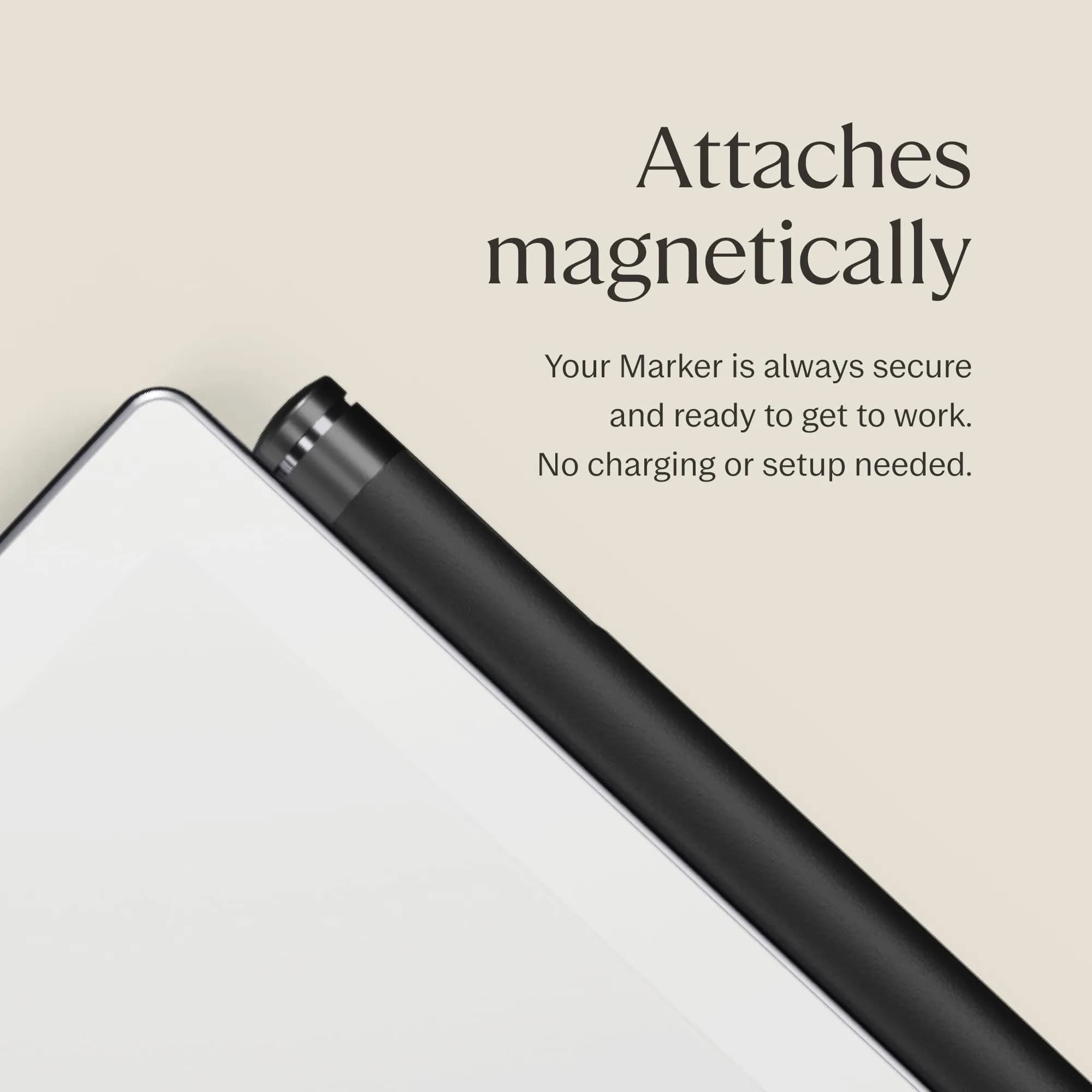 reMarkable Marker Plus with Eraser & 9 Felt Tips | Tilt & Pressure Sensitive Stylus - view 4