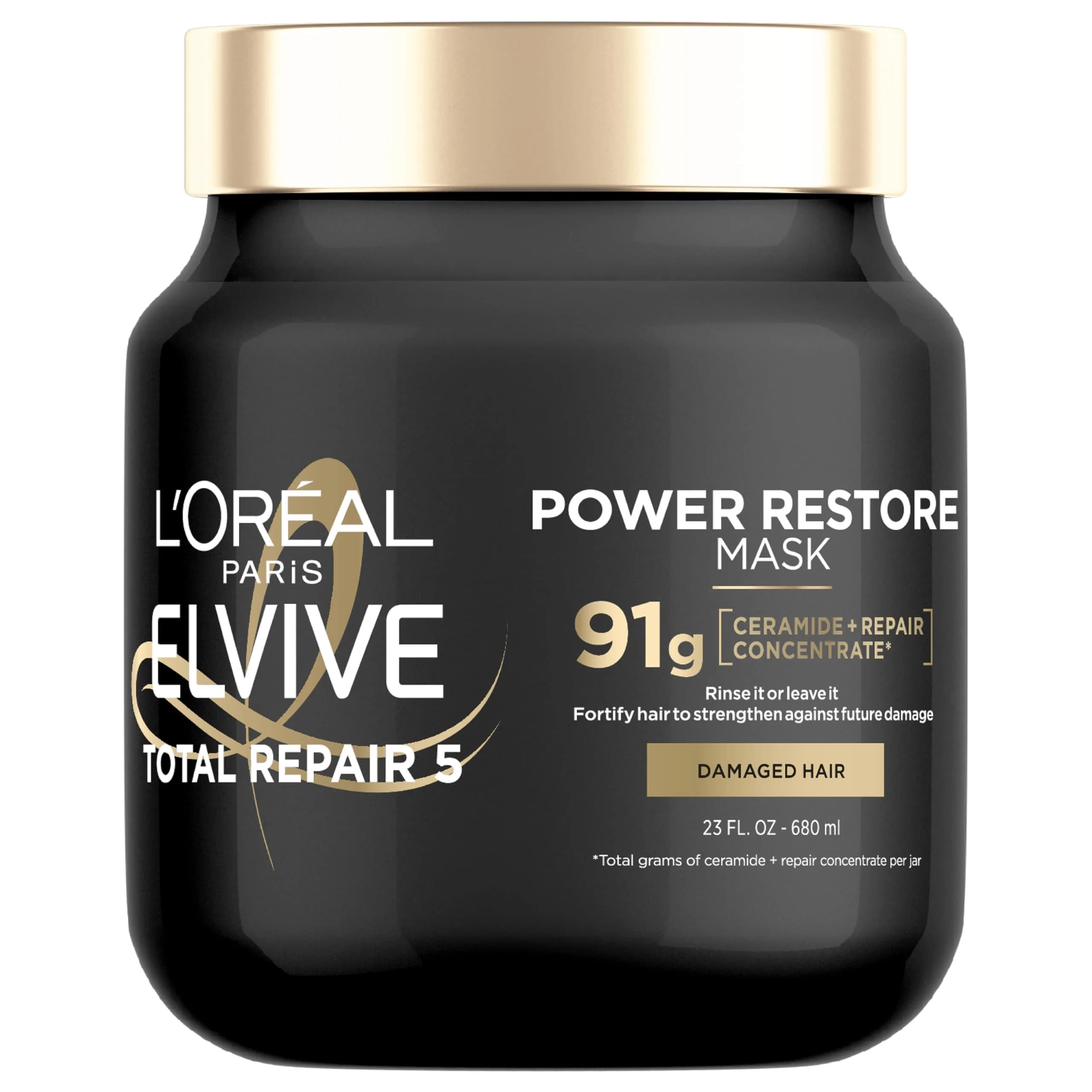 L'Oreal Paris Elvive Total Repair 5 Power Restore Hair Treatment 23 Fl Oz | Strengthens & Repairs Damaged Hair