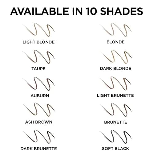 L'Oreal Paris Brow Stylist Definer Waterproof Eyebrow Pencil, Auburn, 0.002 kg (0.003 oz) | Ultra-Fine Tip for Natural Brows thumbnail 6