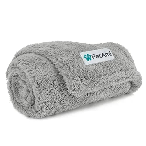PetAmi Sherpa Waterproof Dog Blanket Medium 74cm (29in) x 102cm (40in) | Protects Furniture from Pet Messes thumbnail 1