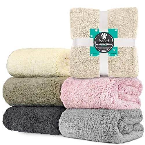 PetAmi Fluffy Sherpa Waterproof Dog Blanket 102x152 cm (40x60 inches) | Protects Furniture from Pet Messes thumbnail 8