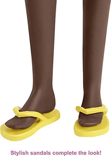 Barbie Loves The Ocean Doll with Brown Hair | Recycled Plastics, Beach Fashion, Ages 3-7 thumbnail 4
