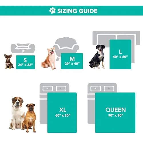 PetAmi Fluffy Sherpa Waterproof Dog Blanket Small 24x32 inches (61x81 cm) | Protects Furniture from Pet Messes thumbnail 7