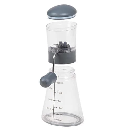 Prepworks by Progressive Nut Chopper with Non-Skid Base, Gray | Fine & Coarse Grind Options thumbnail 5
