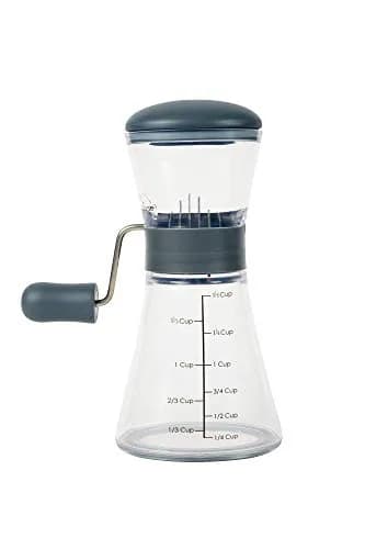 Prepworks by Progressive Nut Chopper with Non-Skid Base, Gray | Fine & Coarse Grind Options thumbnail 2