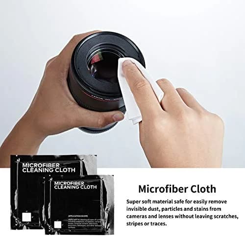 KuuZuse Camera Cleaning Kit with APS-C Swabs & Microfiber Cloths | DSLR & Lens Care thumbnail 4