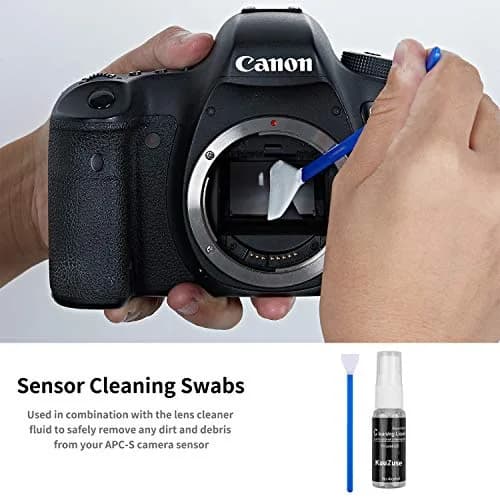 KuuZuse Camera Cleaning Kit with APS-C Swabs & Microfiber Cloths | DSLR & Lens Care thumbnail 2