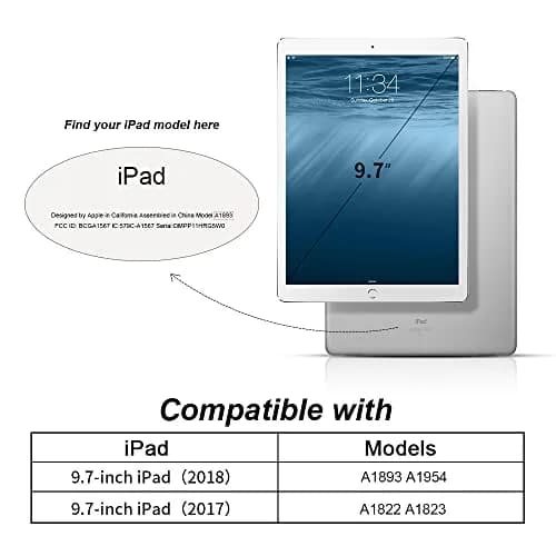 aoub Case for iPad 6th/5th Generation 9.7 inch (Light Green) thumbnail 2