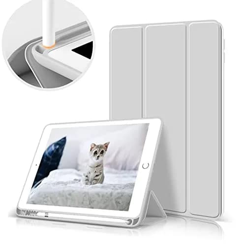 aoub iPad 9.7 inch 6th/5th Gen Case Gray White | Auto Sleep/Wake, Thin & Lightweight thumbnail 1