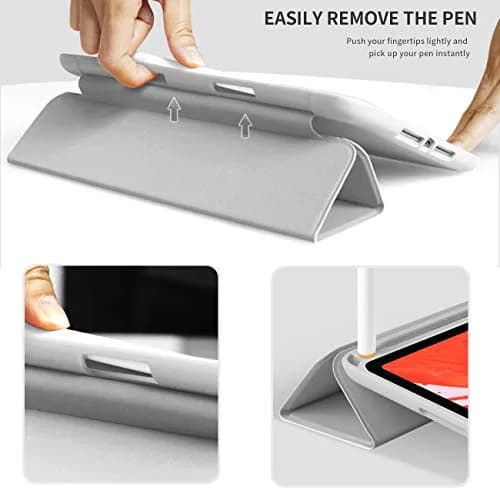 aoub iPad 9.7 inch 6th/5th Gen Case Gray White | Auto Sleep/Wake, Thin & Lightweight thumbnail 6