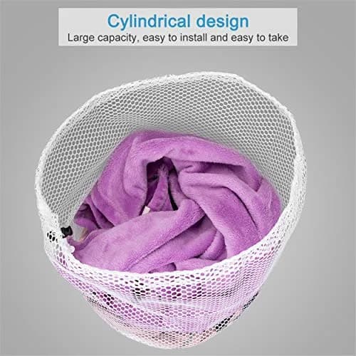 The Flash Store Premium Fine Mesh Laundry Bag 20 x 28 inches | Sturdy White Mesh with Drawstring thumbnail 4
