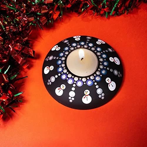 Happy Dotting Company Tea Light Candle Holder Silicone Mold - Round Shape - DIY & Creative Projects thumbnail 8