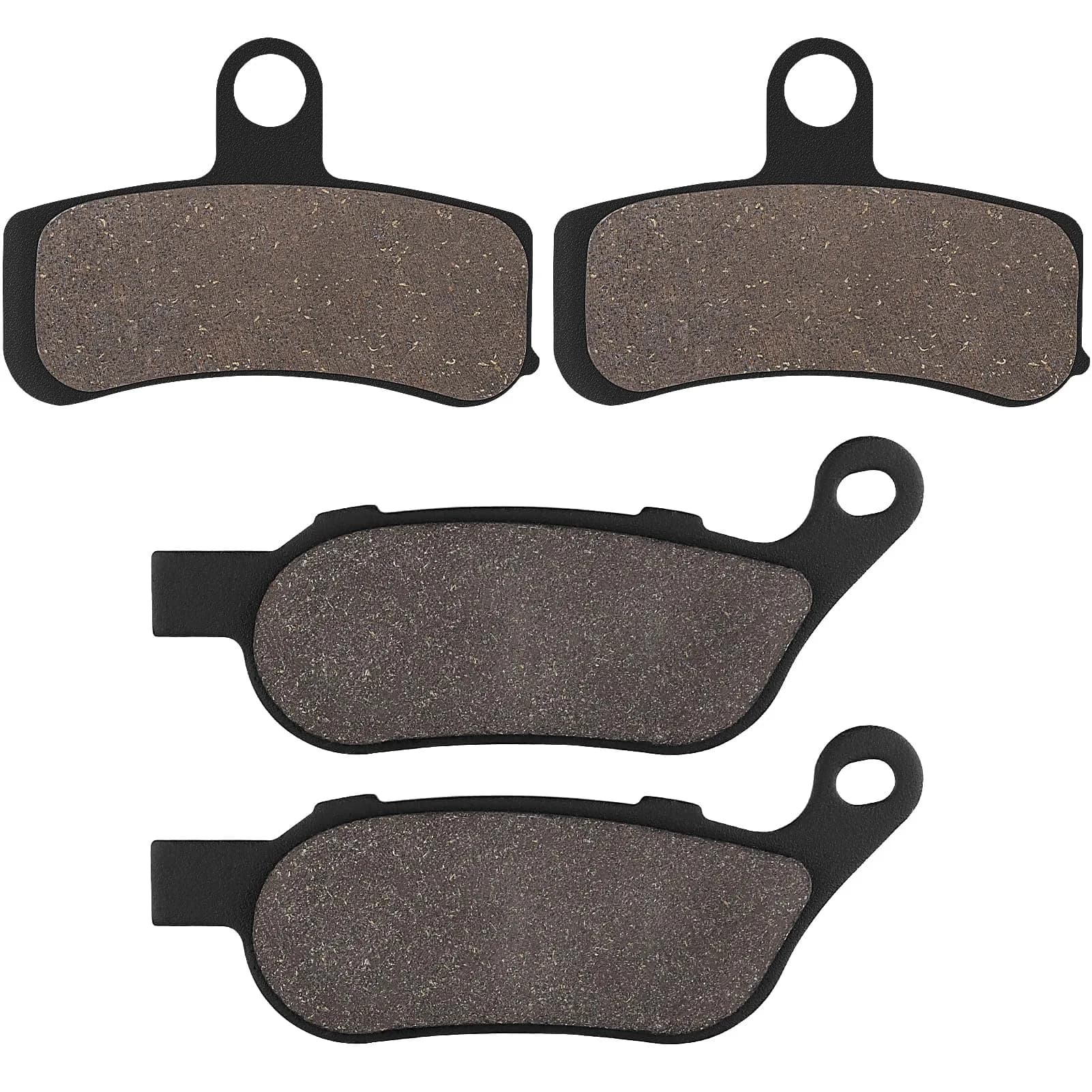 Yerbay Motorcycle Brake Pads for Harley Davidson FXDWG | Front & Rear, Semi-metallic, 90.6mm x 62.1mm