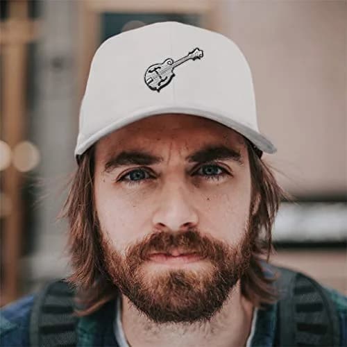 Speedy Pros Custom Baseball Cap Mandolin Embroidery Dark Grey | Classic Music Dad Hat thumbnail 3