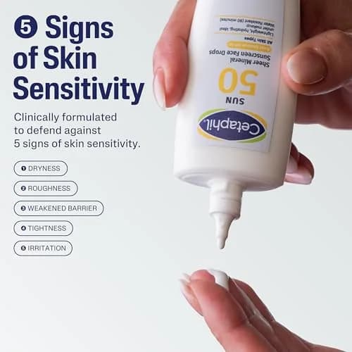 Cetaphil Sheer Mineral Face Sunscreen SPF 50 Zinc Oxide 50ml (1.7 Fl Oz) | Broad Spectrum UVA/UVB Protection thumbnail 7