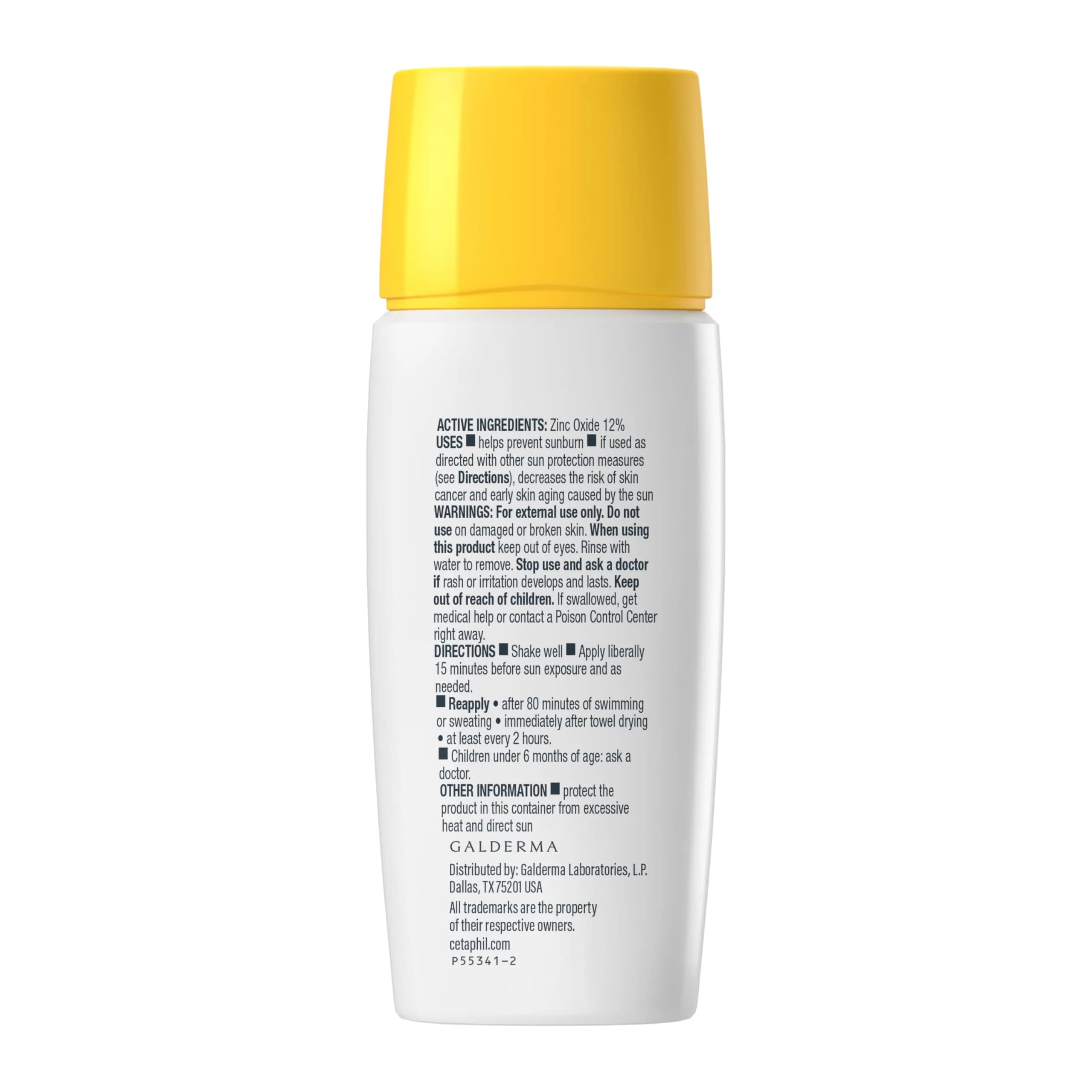 Cetaphil Sheer Mineral Face Sunscreen SPF 50 Zinc Oxide 50ml (1.7 Fl Oz) | Broad Spectrum UVA/UVB Protection - view 8