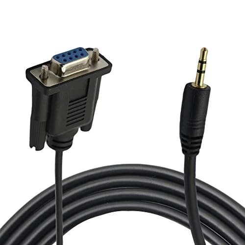 GINTOOYUN DB9 Female to 2.5mm Serial Cable 1.83 m (6 feet) | Connects Small Devices for Data Transfer thumbnail 1