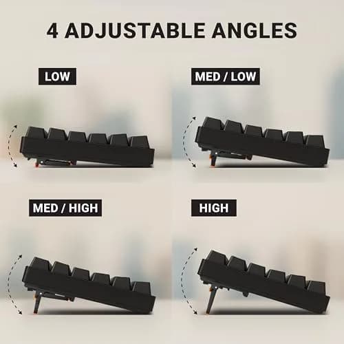 GPG2 ESC Flip PRO Keyboard Stand for Desk – Extendable Width, 4 Adjustable Angles, Compatible with Apple Magic Keyboard & Full-Size Models thumbnail 7
