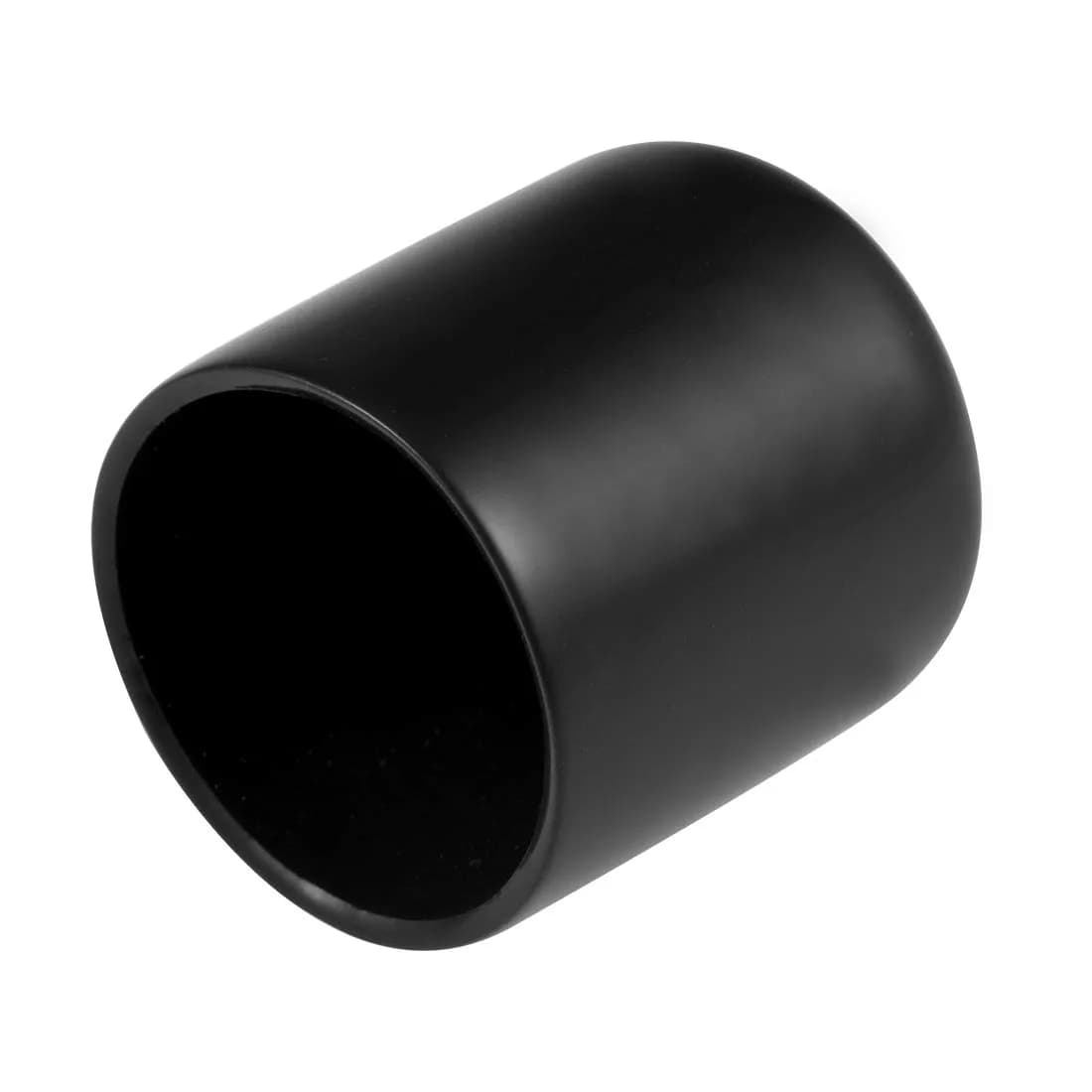 uxcell Black 20pcs Rubber End Caps 16mm ID | Protects Floors & Threads — Black / 27mm