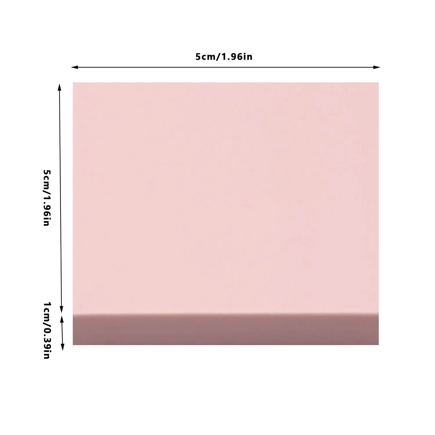 XoreArt Pink Rubber Carving Blocks 5cm x 5cm (8-Pack) | Soft Rubber Crafts for Stamp Making - view 6