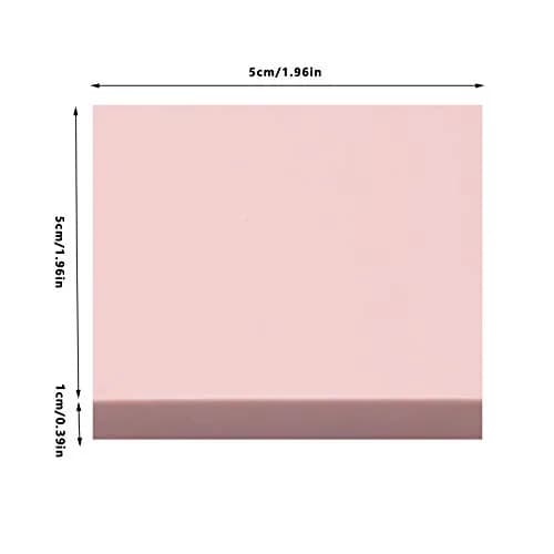 XoreArt Pink Rubber Carving Blocks 5cm x 5cm (8-Pack) | Soft Rubber Crafts for Stamp Making thumbnail 6
