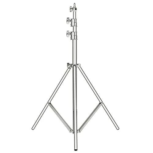 NEEWER 118"/3m Stainless Steel Light Stand, Spring Cushioned Heavy Duty | Adjustable & Durable thumbnail 1