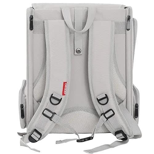 ORIZZP Bird Backpack Travel Carrier with Stand Perch & Shade Cover, Airline Approved Grey 38cm (15 inch) | Bird Backpack for Travel & Hiking thumbnail 4