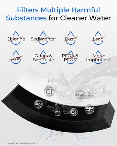 Waterdrop WDS-F45 Refrigerator Water Filter Replacement 3 Pack | NSF Certified for Lead, Mercury Reduction thumbnail 4