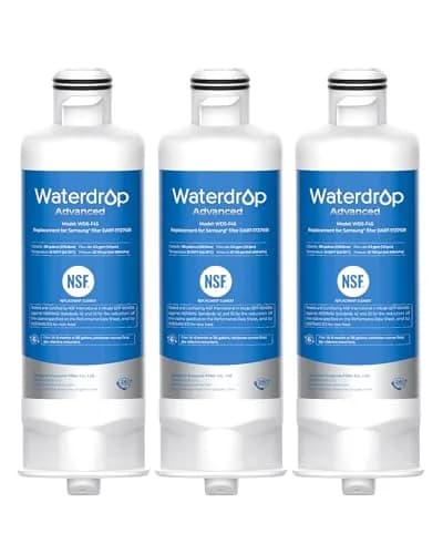 Waterdrop WDS-F45 Refrigerator Water Filter Replacement 3 Pack | NSF Certified for Lead, Mercury Reduction thumbnail 1