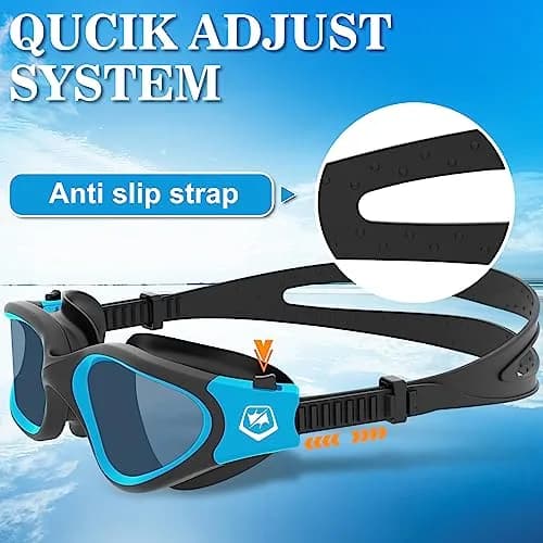 WIN.MAX Polarized Swimming Goggles with Anti-Fog & UV Protection, Unisex Adult Size | 125g (4.4 oz) thumbnail 5