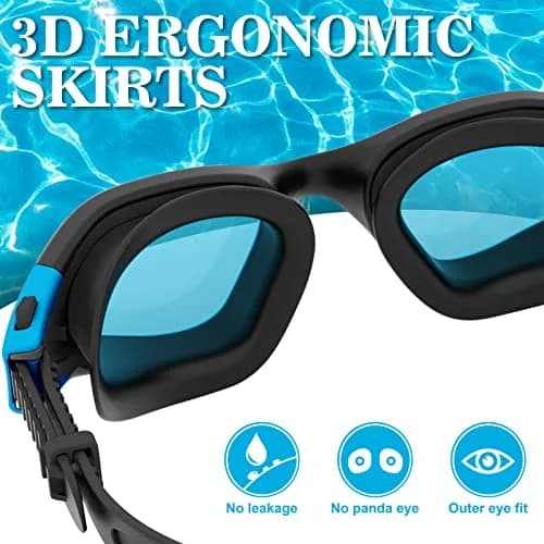 WIN.MAX Polarized Swimming Goggles with Anti-Fog & UV Protection, Unisex Adult Size | 125g (4.4 oz) thumbnail 4