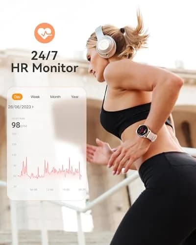AGPTEK LW11 Smart Watch for Women | 50m Waterproof, 1.3" Display, 100+ Sports Modes thumbnail 6