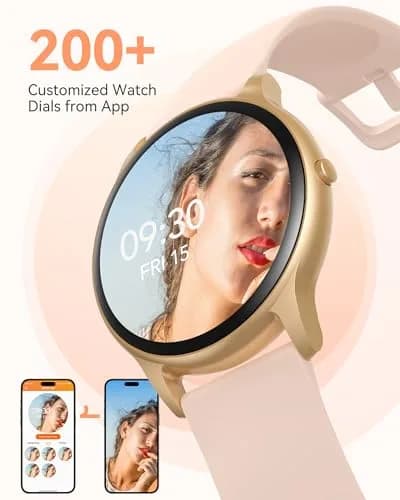 AGPTEK LW11 Smart Watch for Women | 50m Waterproof, 1.3" Display, 100+ Sports Modes thumbnail 8