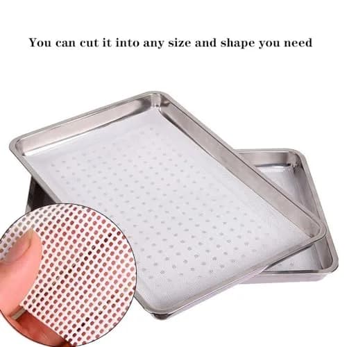 Cystarry Food Dehydrator Sheets 15.7" x 15.7" | Reusable Silicone Mesh for Fruit & Vegetables thumbnail 4