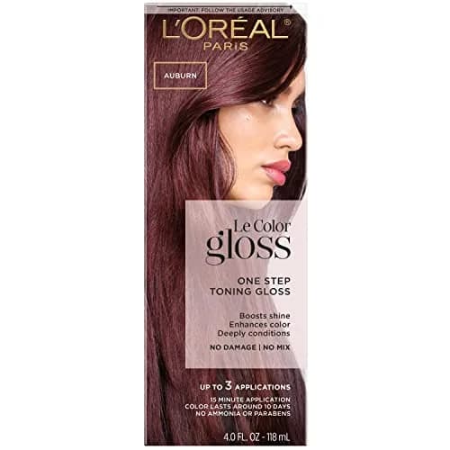 L'Oreal Paris Le Color Gloss One Step In-Shower Toning Hair Gloss, Silver, 4 Fl Oz (Pack of 2) | Neutralizes Brass & Boosts Shine thumbnail 1