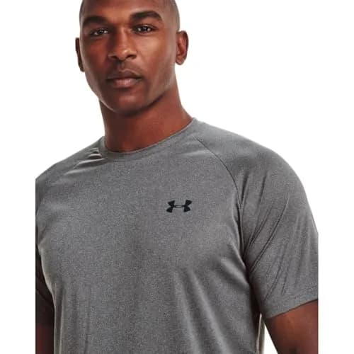 Under Armour Men's Velocity 2.0 Short Sleeve T-Shirt Regular Fit Medium | Moisture Wicking Polyester thumbnail 3