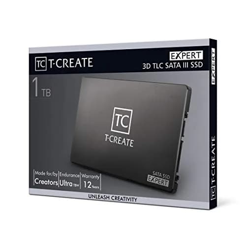TEAMGROUP T-Create Expert 2TB 2.5 Inch SATA SSD | Read/Write Speed 560/520 MB/s, 12-Year Warranty thumbnail 5