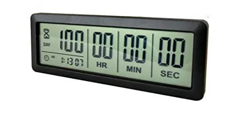 MOVEHI Digital Countdown Timer 999 Days | Clock Function, Large LCD Screen, Magnetic Back thumbnail 1