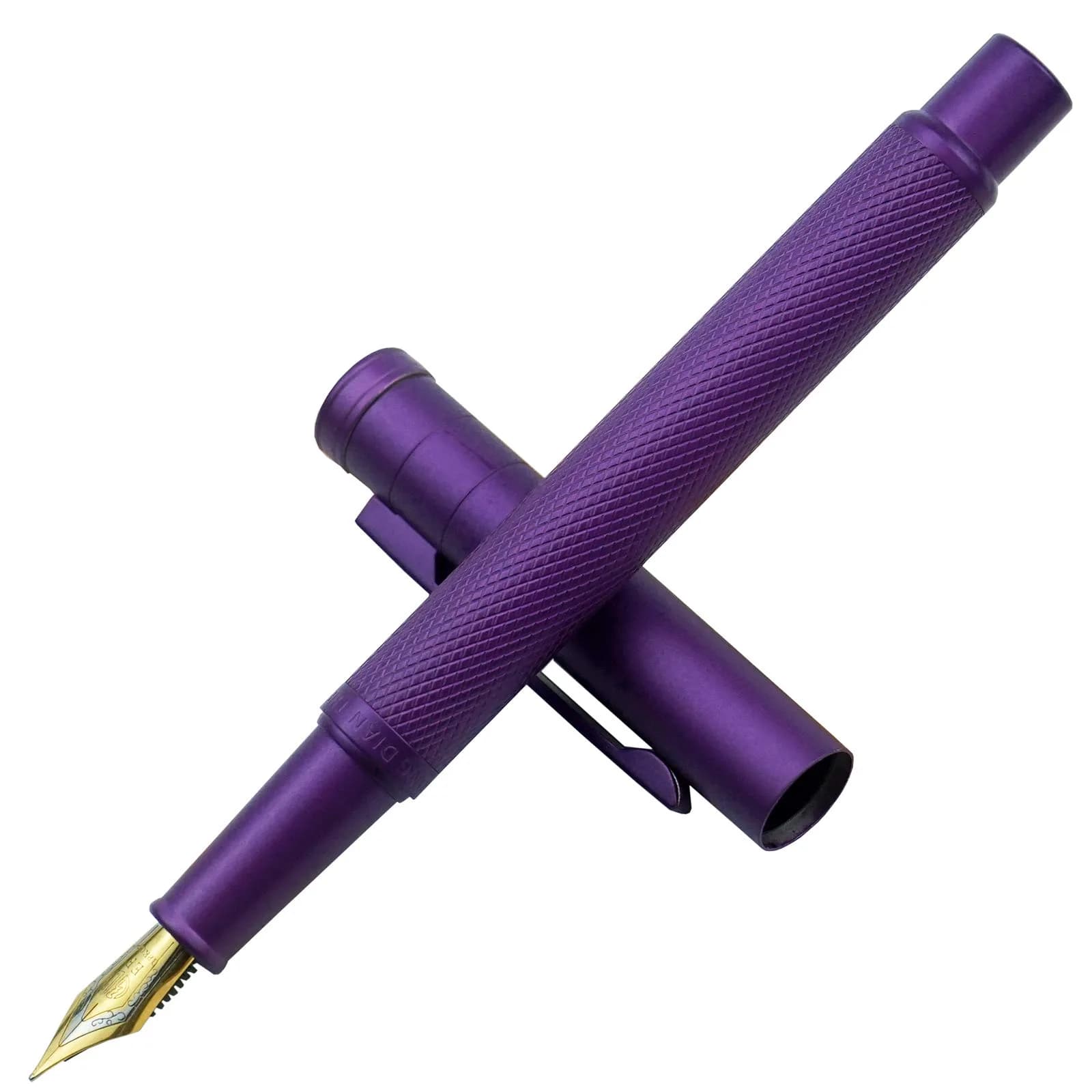 Asvine Hongdian 1851 Purple Bent Nib Fountain Pen - Smooth Ink Flow for Calligraphy & Daily Writing - view 3