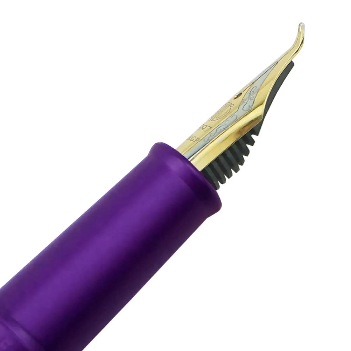 Asvine Hongdian 1851 Purple Bent Nib Fountain Pen - Smooth Ink Flow for Calligraphy & Daily Writing - view 4