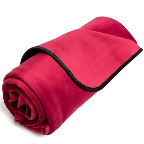 Liberator Lush Throw Moisture-Resistant Blanket | Luxuriously Soft, Travel Size, Merlot thumbnail 1