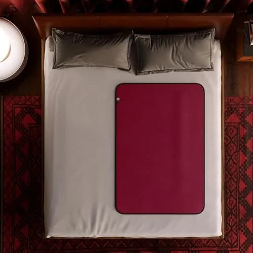Liberator Lush Throw Moisture-Resistant Blanket | Luxuriously Soft, Travel Size, Merlot thumbnail 2