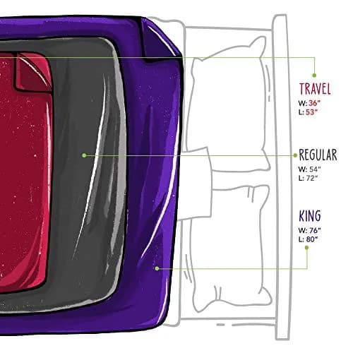 Liberator Lush Throw Moisture-Resistant Blanket | Luxuriously Soft, Travel Size, Merlot thumbnail 3