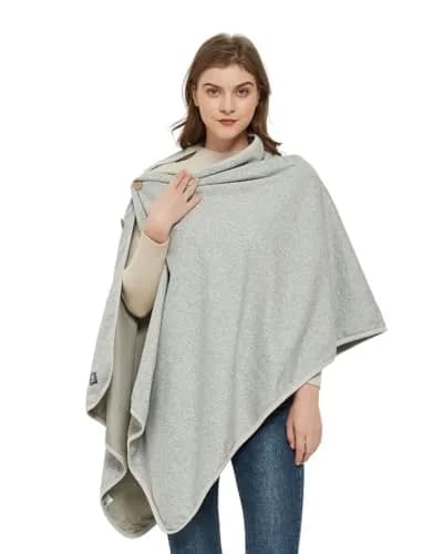 Radia Smart EMF Poncho - Shielding Blanket, 5G, Cotton, 28" x 72" | Anti-Radiation Wearable thumbnail 1