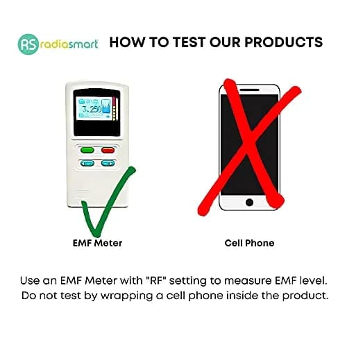 Radia Smart EMF Poncho - Shielding Blanket, 5G, Cotton, 28" x 72" | Anti-Radiation Wearable thumbnail 6