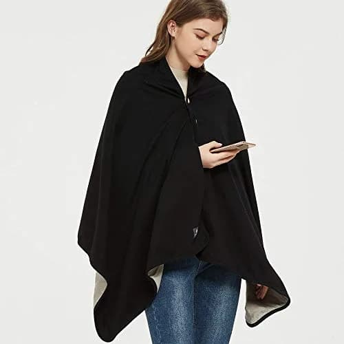 Radia Smart EMF Protection Poncho, Wrap, Wearable Blanket | RF Radiation Shielding & WiFi Blocker, 28" x 72" thumbnail 8