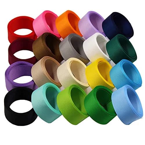 BAORJCT Grosgrain Ribbon 1 Inch (25mm) Wide, 40 Yards Total | 20 Colors for Crafts & Gifts thumbnail 2