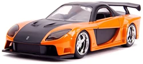 Jada Toys Fast & Furious Mazda RX-7 Die-cast Car 5 inches (L) x 2 inches (W) x 1.75 inches (H) | Movie Car Collectible thumbnail 1
