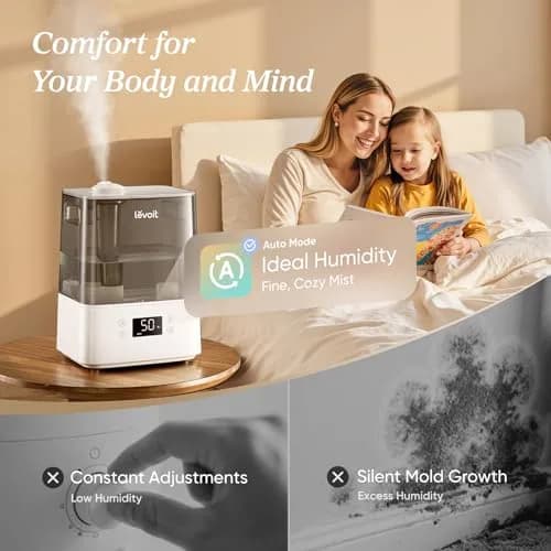 Levoit Classic 300S Smart Humidifier 6L (2000ml/day) | Quiet Operation for Large Rooms up to 505 sq ft thumbnail 2